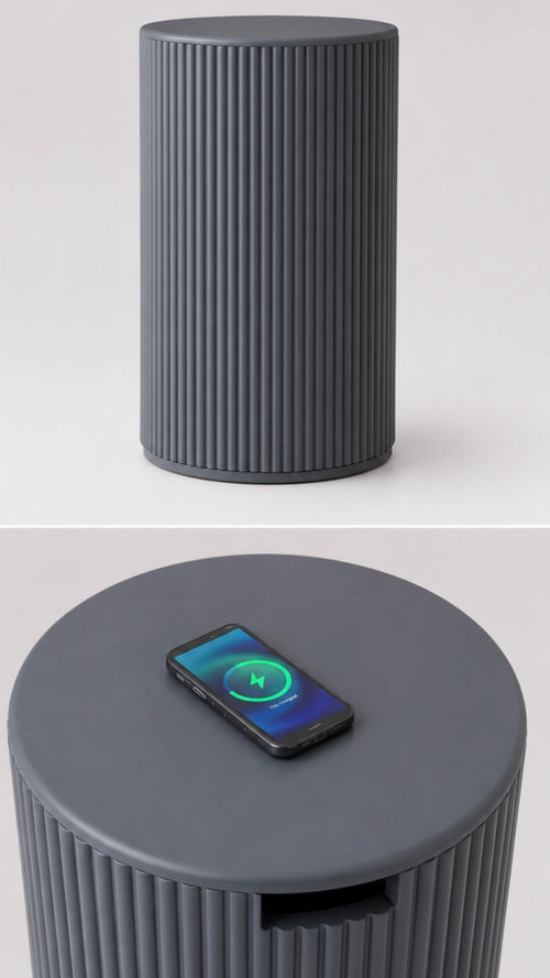 Cable Table Grey
